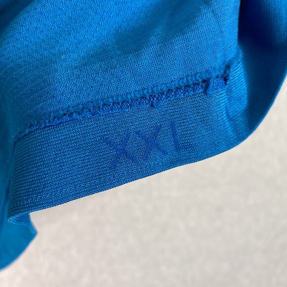 Lululemon Shirt Mens XXL Blue Metal Vent Tech Short Sleeve 2XL - Picture 8 of 8